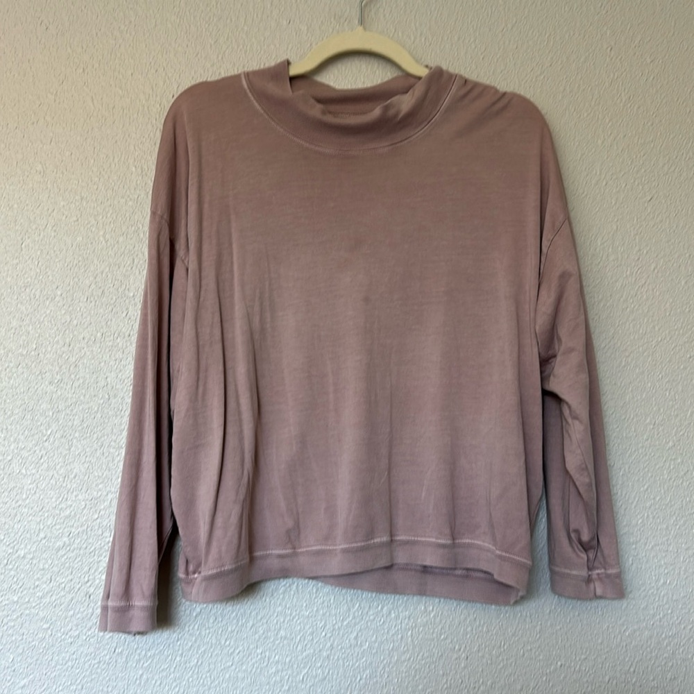 Madewell Rivet & Thread Garment-Dyed Long-Sleeve Tee